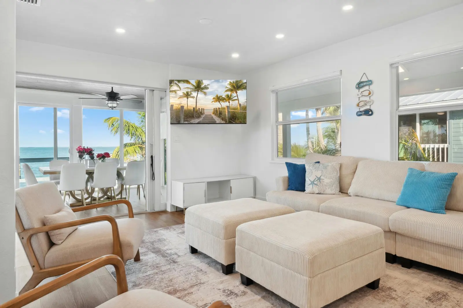 Bright Florida home interior